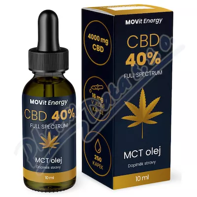 MOVit CBD 40% Full Spectrum MCT Oil 10ml