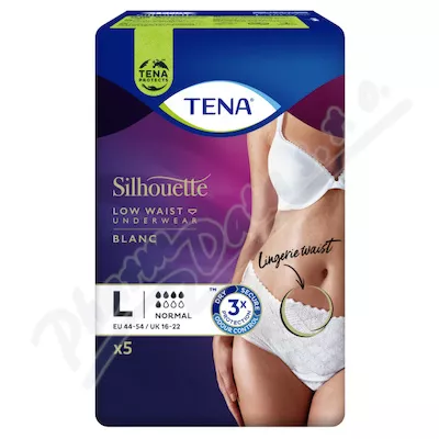 TENA Silhouette Normal Blanc L atrament.panty.5szt 795605