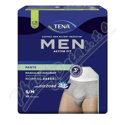 TENA MEN PANTS NORMAL GREY S/M