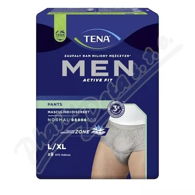 TENA MEN PANTS NORMAL GREY L/XL