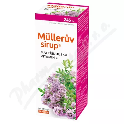 Müllerův sirup s mateřídouškou a vitaminem C 245ml