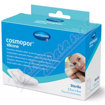 Cosmopor Silicone 7.2x5 cm 5ks