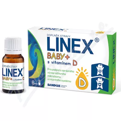 Linex Baby + z witaminą D 8ml