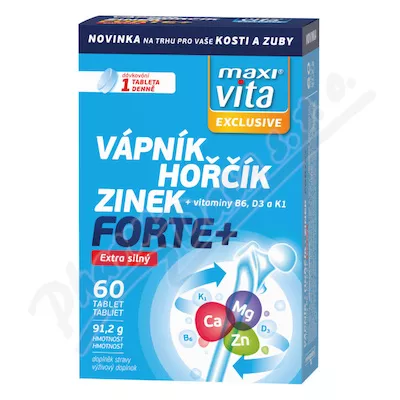 Maxi Vita Exclus.Calcium+Magnesium+Zinc Forte+ tbl.60