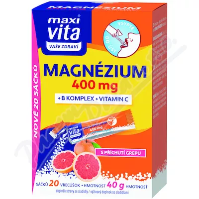 Maxi Vita Magnez 400mg+B complex+vit.C 20x2g