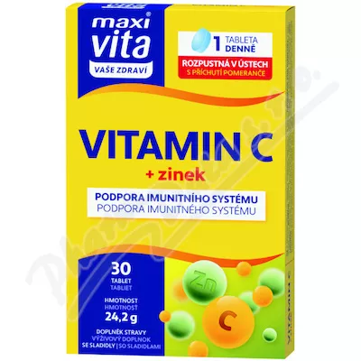 Maxi Vita Witamina C+cynk tbl.30