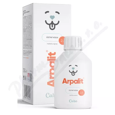 ARPALIT Care Ústní voda 2v1 roztok a sprej 250ml - Veterinární přípravky a potřeby pro vaše mazlíčky.