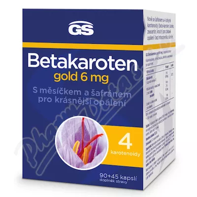 GS Betakarotene gold 6mg cps.90+45