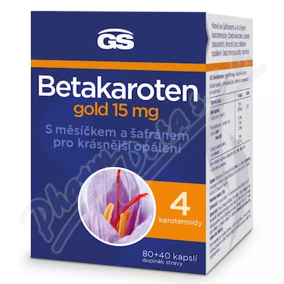 GS Betakarotene gold 15mg cps.80+40