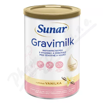 Sunar Gravimilk o smaku waniliowym 450g