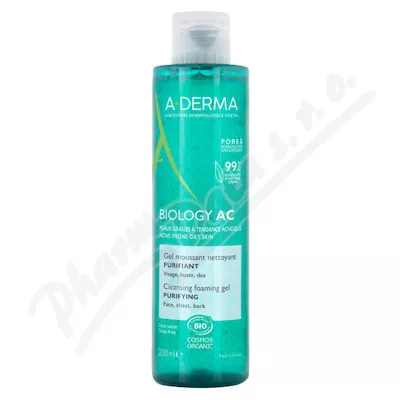 A-DERMA BIOLOGY AC Oczyszczający żel pieniący 200ml