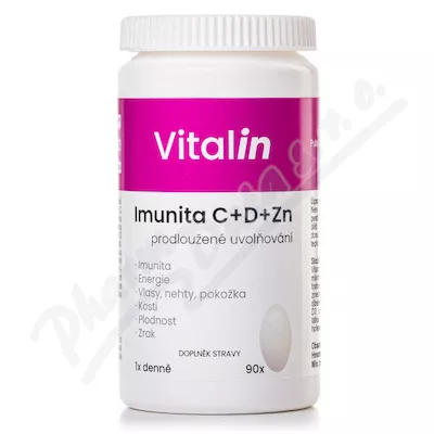 Vitalin Immunity C+D+Zn tbl.90