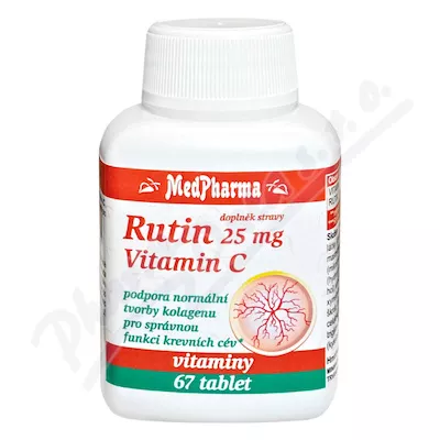 MedPharma Rutyna 25mg+witamina C tbl.67