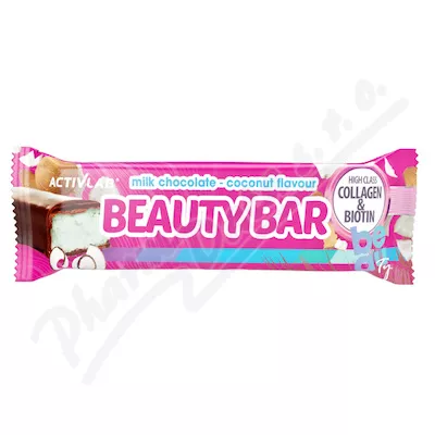 ActivLab Beauty Bar mléčná čokoláda a kokos 50g