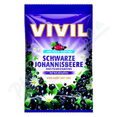 Vivil Czarna porzeczka + 11 ziół bez cukru 120g