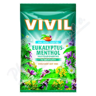 Vivil Eucalyp.-ment.+20 rodzajów ziół bez cukru 120g