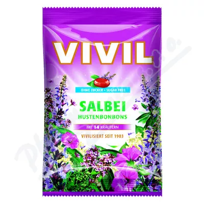 Vivil Šalvěj+14 druhů bylin bez cukru 120g