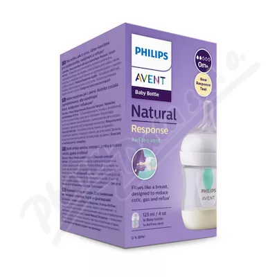 Philips AVENT Láhev Nat. Resp.vent.AF 125ml 0m+