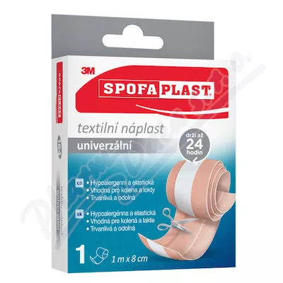 3M Spofaplast 164 Elastyczny plaster tekstylny 1mx8cm