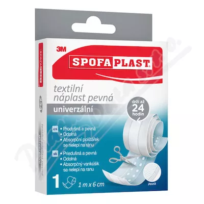 3M Spofaplast 254 Sztywny plaster tekstylny 1mx6cm