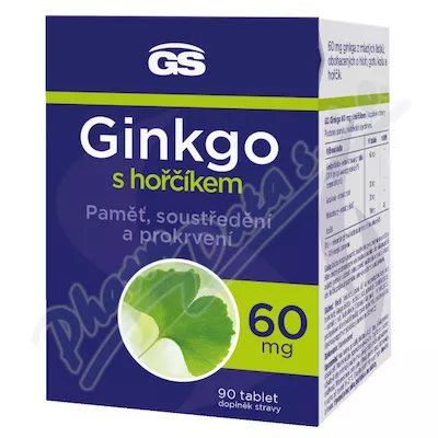 GS Ginkgo 60mg z magnezem tbl.90