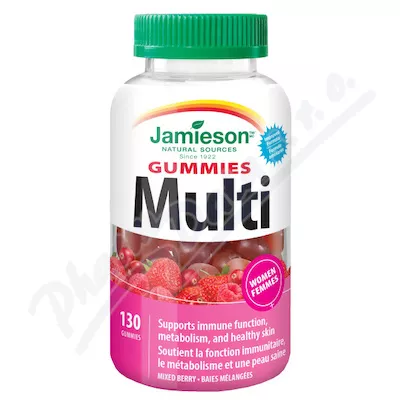 JAMIESON Multi Gummies želat.past.pro ženy 130ks