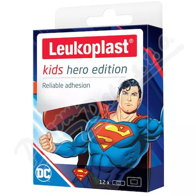 Leukoplast Kids HERO Superman patch 2 rozmiar 12 sztuk