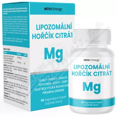 MOVit Liposomalny cytrynian magnezu cps.60