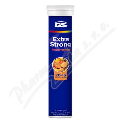 GS Extra Strong Multiwitamina pomarańczowy eff.tbl.20+5