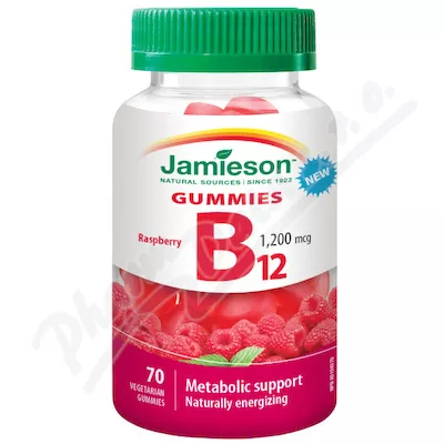 JAMIESON Vitamin B12 Gummies 1200mcg past.70