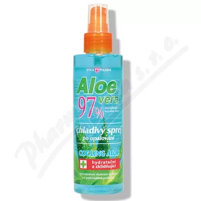 VIVAPHARM Aloe Vera 97%cool spray po oparzeniach słonecznych 200ml