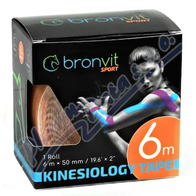 BronVit Sport Kinesio Tape classic beige 5cmx6m