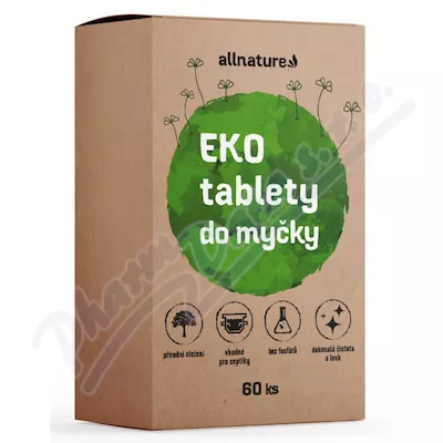 Allnature EKO tablety do myčky 60ks