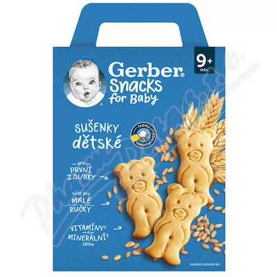 Gerber Snacks herbatniki dla niemowląt 180g 9M