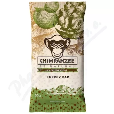 Chimpanzee Energy Bar raisin&walnut tyčinka 55g