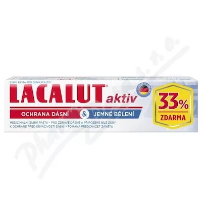 Lacalut Aktiv ochrona dziąseł & wybielająca pasta do zębów 100ml