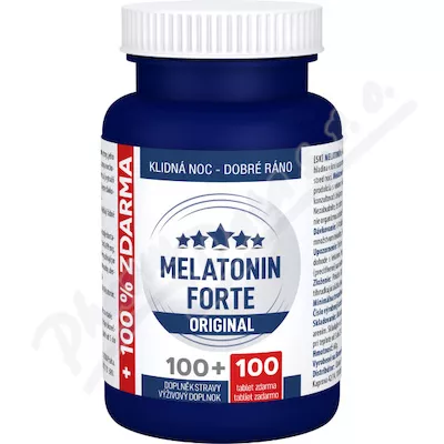 Melatonina Forte ORIGINAL tbl.100+100 gratis