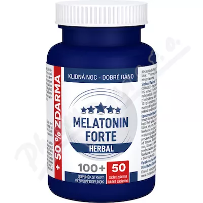 Melatonina Forte Herbal tbl.100+50 free Clinical