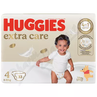 HUGGIES extra care 4 8-16kg 33szt