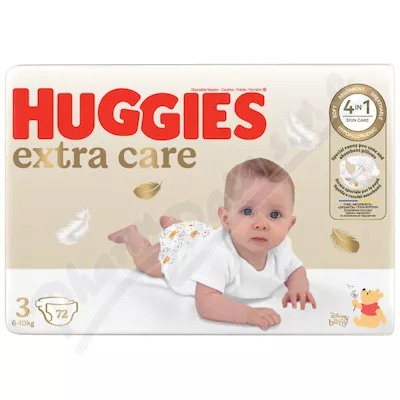 HUGGIES extra care 3 6-10kg 72szt