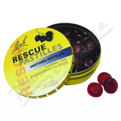 RESCUE pastilky černý rybíz 50g Bachova terapie