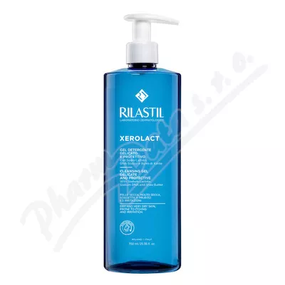 RILASTIL Xerolact čist.gel na obličej a tělo 750ml - odličování,odličování obličeje,čištění obličeje,čistění pleti,