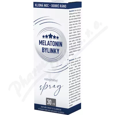 Melatonin Bylinky mátový spray 30ml