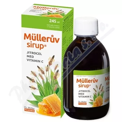 Müllerův sirup s jitrocelem medem a vit.C 245ml