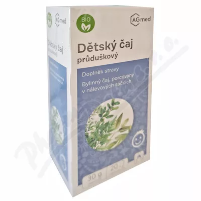 Dětský čaj průduškový BIO 20x1.5g AGmed