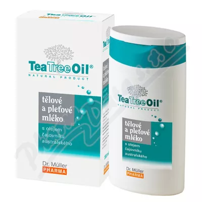 Tea Tree Oil tělové a pleť.mléko 200ml Dr.Müller - tělová mléka,oleje,krémy,másla,