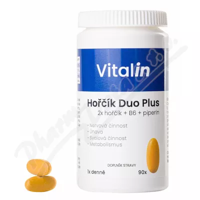 Vitalin Hořčík Duo Plus tbl.90