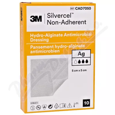 SILVERCEL NON-ADHERENT HYDRO-ALGINATE ANTIMIKROBIÁLNÍ KRYTÍ