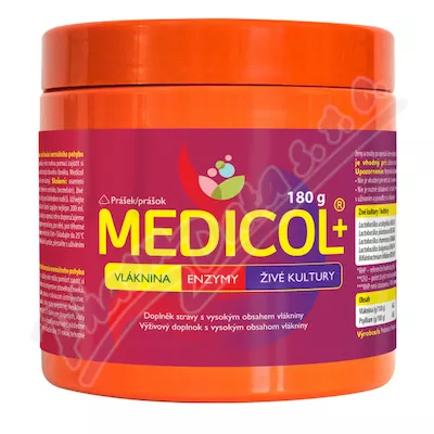 Medicol+ vláknina/enzymy/živé kultury 180g