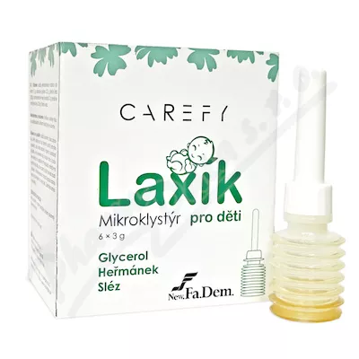 CAREFY Laxík mikroklystýr pro děti 6x3g